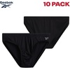 image:imageReebok Mens Low Rise Briefs  10 Pack Performance Mens Underwear with Pouch  Redefine your daily essentials with the Reebok Mens Low Rise Briefs  10 Pack Soft Cotton Underwear Briefs with Supportive CAll Black