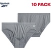 image:imageReebok Mens Low Rise Briefs  10 Pack Performance Mens Underwear with Pouch  Redefine your daily essentials with the Reebok Mens Low Rise Briefs  10 Pack Soft Cotton Underwear Briefs with Supportive CMaritime BlueRedGreySurf the WebStonegrey