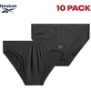 image:imageReebok Mens Low Rise Briefs  10 Pack Performance Mens Underwear with Pouch  Redefine your daily essentials with the Reebok Mens Low Rise Briefs  10 Pack Soft Cotton Underwear Briefs with Supportive CBlackened PearlStone Grey