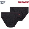image:imageReebok Mens Low Rise Briefs 10 Pack Soft Stretch Cotton Underwear Briefs  Low Rise Cut Sits Comfortably Below the Waist for a Smooth Fit Under Jeans or Joggers Reduces IrritationBlackCharcoal Heather