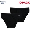 image:imageReebok Mens Low Rise Briefs 10 Pack Soft Stretch Cotton Underwear Briefs  Smooth SecondSkin Feel with Breathable Flexible Fabric QuickDry Tagless Comfort Built for Everyday SupportBlackHeather GreyCharcoal Heather