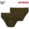 image:imageReebok Mens Low Rise Briefs 10 Pack Soft Stretch Cotton Underwear Briefs  Smooth SecondSkin Feel with Breathable Flexible Fabric QuickDry Tagless Comfort Built for Everyday SupportCharcoal HeatherEvening PrimrosePrintBlack