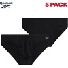 image:imageReebok Mens Low Rise Briefs 5 Pack Athletic Underwear with Contour PouchAll Black