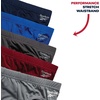 image:imageReebok Mens Low Rise Briefs 5 Pack Athletic Underwear with Contour PouchBlackDark ForestBlackBlueBlack