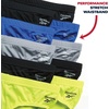 image:imageReebok Mens Low Rise Briefs 5 Pack Athletic Underwear with Contour PouchBlackSurf the WebPrimroseMonumentBlack