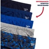 image:imageReebok Mens Low Rise Briefs 5 Pack Soft Stretch Cotton Underwear Briefs  Smooth SecondSkin Feel with Breathable Stretch QuickDry MoistureWicking Fabric Blend for Everyday SupportBluesPrintGrey Heather