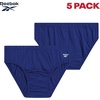 image:imageReebok Mens Low Rise Briefs 5 Pack Soft Stretch Cotton Underwear Briefs  Smooth SecondSkin Feel with Breathable Stretch QuickDry MoistureWicking Fabric Blend for Everyday SupportBlackSurf the WebGreyTibetan RedCharcoal