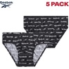 image:imageReebok Mens Low Rise Briefs 5 Pack Soft Stretch Cotton Underwear Briefs  Smooth SecondSkin Feel with Breathable Stretch QuickDry MoistureWicking Fabric Blend for Everyday SupportBlackDark GreyGrey HeatherPrintBlack