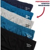 image:imageReebok Mens Low Rise Briefs 5 Pack Soft Stretch Cotton Underwear Briefs  Smooth SecondSkin Feel with Breathable Stretch QuickDry MoistureWicking Fabric Blend for Everyday SupportNavyOcean BlueLight GreyBlack