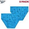 image:imageReebok Mens Low Rise Briefs 5 Pack Soft Stretch Cotton Underwear Briefs  Smooth SecondSkin Feel with Breathable Stretch QuickDry MoistureWicking Fabric Blend for Everyday SupportBlackSurf the WebHeather GreyPrintBlack