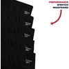 image:imageReebok Mens Low Rise Briefs 5 Pack Soft Stretch Cotton Underwear Briefs  Smooth SecondSkin Feel with Breathable Stretch QuickDry MoistureWicking Fabric Blend for Everyday SupportBlackBlackBlackBlackBlack