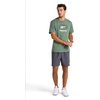 image:imageReebok Mens Mesh Glider Running 7 Short Standard Fit Lightweight Breathable FabricEbony