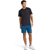 image:imageReebok Mens Mesh Glider Running 7 Short Standard Fit Lightweight Breathable FabricMajolica Blue