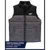image:imageReebok Mens Midweight Insulated Quilted Puffer Vest Full Zip with Pockets  Warm Sleeveless Layer Without Bulk WaterResistant Shell Zip Pockets Easy OverSweatshirt Wear for OutdoorsFog