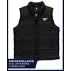image:imageReebok Mens Midweight Insulated Quilted Puffer Vest Full Zip with Pockets  Warm Sleeveless Layer Without Bulk WaterResistant Shell Zip Pockets Easy OverSweatshirt Wear for OutdoorsBlack Ink