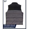 image:imageReebok Mens Midweight Insulated Quilted Puffer Vest Full Zip with Pockets  Warm Sleeveless Layer Without Bulk WaterResistant Shell Zip Pockets Easy OverSweatshirt Wear for OutdoorsFog