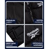 image:imageReebok Mens Midweight Insulated Quilted Puffer Vest Full Zip with Pockets  Warm Sleeveless Layer Without Bulk WaterResistant Shell Zip Pockets Easy OverSweatshirt Wear for OutdoorsBlack Ink