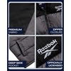 image:imageReebok Mens Midweight Insulated Quilted Puffer Vest Full Zip with Pockets  Warm Sleeveless Layer Without Bulk WaterResistant Shell Zip Pockets Easy OverSweatshirt Wear for OutdoorsFog