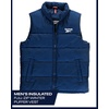 image:imageReebok Mens Midweight Insulated Quilted Puffer Vest Full Zip with Pockets  Warm Sleeveless Layer Without Bulk WaterResistant Shell Zip Pockets Easy OverSweatshirt Wear for OutdoorsBatik Blue