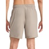 image:imageReebok Mens Pace Training 7 Short Standard Fit Lightweight Stretch Recycled Nylon FabricDriftwood