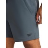 image:imageReebok Mens Pace Training 7 Short Standard Fit Lightweight Stretch Recycled Nylon FabricEbony