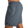 image:imageReebok Mens Pace Training 7 Short Standard Fit Lightweight Stretch Recycled Nylon FabricEbony
