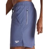 image:imageReebok Mens Pace Training 7 Short Standard Fit Lightweight Stretch Recycled Nylon FabricNightshadow Blue