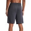 image:imageReebok Mens Point Guard 9 Short Standard Fit Lightweight Breathable Mesh FabricEbony