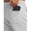 image:imageReebok Mens Quantum Set Standard Fit Heavyweight Stretch Cottonpoly FabricGrey Heather