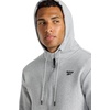image:imageReebok Mens Quantum Set Standard Fit Heavyweight Stretch Cottonpoly FabricGrey Heather