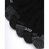 image:imageReebok Mens Quarter Socks Arch Support Performance Cushioned Socks 12 Pack  Stretch Performance Fabric Cushioned Arch Support Reinforced Heel amp Toe Shoe Size 6125Classic Black