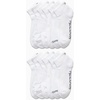 image:imageReebok Mens Quarter Socks Arch Support Performance Cushioned Socks 12 Pack  Stretch Performance Fabric Cushioned Arch Support Reinforced Heel amp Toe Shoe Size 6125Pure White