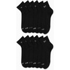 image:imageReebok Mens Quarter Socks Arch Support Performance Cushioned Socks 12 Pack  Stretch Performance Fabric Cushioned Arch Support Reinforced Heel amp Toe Shoe Size 6125Modern Black
