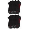 image:imageReebok Mens Quarter Socks Arch Support Performance Cushioned Socks 12 Pack  Stretch Performance Fabric Cushioned Arch Support Reinforced Heel amp Toe Shoe Size 6125BlackGrey Stripe