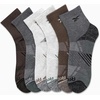 image:imageReebok Mens Quarter Socks Arch Support Performance Cushioned Socks 6 Pack  Stretch Performance Fabric Cushioned Arch Support Reinforced Heel amp Toe Shoe Size 6125Grey Assorted