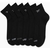 image:imageReebok Mens Quarter Socks Arch Support Performance Cushioned Socks 6 Pack  Stretch Performance Fabric Cushioned Arch Support Reinforced Heel amp Toe Shoe Size 6125Modern Black