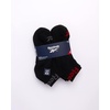 image:imageReebok Mens Quarter Socks Arch Support Performance Cushioned Socks 6 Pack  Stretch Performance Fabric Cushioned Arch Support Reinforced Heel amp Toe Shoe Size 6125Black Logo