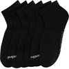 image:imageReebok Mens Quarter Socks Arch Support Performance Cushioned Socks 6 Pack  Stretch Performance Fabric Cushioned Arch Support Reinforced Heel amp Toe Shoe Size 6125Black