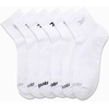 image:imageReebok Mens Quarter Socks Arch Support Performance Cushioned Socks 6 Pack  Stretch Performance Fabric Cushioned Arch Support Reinforced Heel amp Toe Shoe Size 6125All White