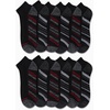 image:imageReebok Mens Quarter Socks Performance Arch Support Cushioned Socks 12 Pack  Stretch Performance Fabric Cushioned Arch Support Reinforced Heel amp Toe Shoe Size 6125Classic Black