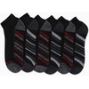 image:imageReebok Mens Quarter Socks Performance Arch Support Cushioned Socks 6 Pack  Stretch Performance Fabric Cushioned Arch Support Reinforced Heel amp Toe Shoe Size 6125Midnight Black