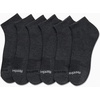 image:imageReebok Mens Quarter Socks Performance Arch Support Cushioned Socks 6 Pack  Stretch Performance Fabric Cushioned Arch Support Reinforced Heel amp Toe Shoe Size 6125All Grey