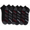 image:imageReebok Mens Quarter Socks Performance Arch Support Cushioned Socks 6 Pack  Stretch Performance Fabric Cushioned Arch Support Reinforced Heel amp Toe Shoe Size 6125Classic Black