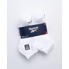 image:imageReebok Mens Quarter Socks Performance Arch Support Cushioned Socks 6 Pack  Stretch Performance Fabric Cushioned Arch Support Reinforced Heel amp Toe Shoe Size 6125All White