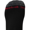 image:imageReebok Mens Quarter Socks Performance Arch Support Cushioned Socks 6 Pack  Stretch Performance Fabric Cushioned Arch Support Reinforced Heel amp Toe Shoe Size 6125Midnight Black