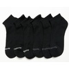 image:imageReebok Mens Quarter Socks Performance Arch Support Cushioned Socks 6 Pack  Stretch Performance Fabric Cushioned Arch Support Reinforced Heel amp Toe Shoe Size 6125All Black
