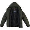 image:imageReebok Mens Quilted Puffer Jacket Weather Resistant Hooded Winter Coat  Secure Pockets Keep Essentials Safe Sleek Stitching for a Clean Profile Rugged for the Mountain Sharp for the CityOlive