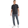 image:imageReebok Mens Repeat Pant Standard Fit 30 Inseam Lightweight Stretch Recycled Nylon FabricEbony