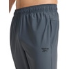 image:imageReebok Mens Repeat Pant Standard Fit 30 Inseam Lightweight Stretch Recycled Nylon FabricEbony