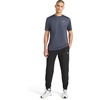 image:imageReebok Mens Repeat Woven Pant Standard Fit 30 Inseam Lightweight Stretch PolyBlend FabricBlack